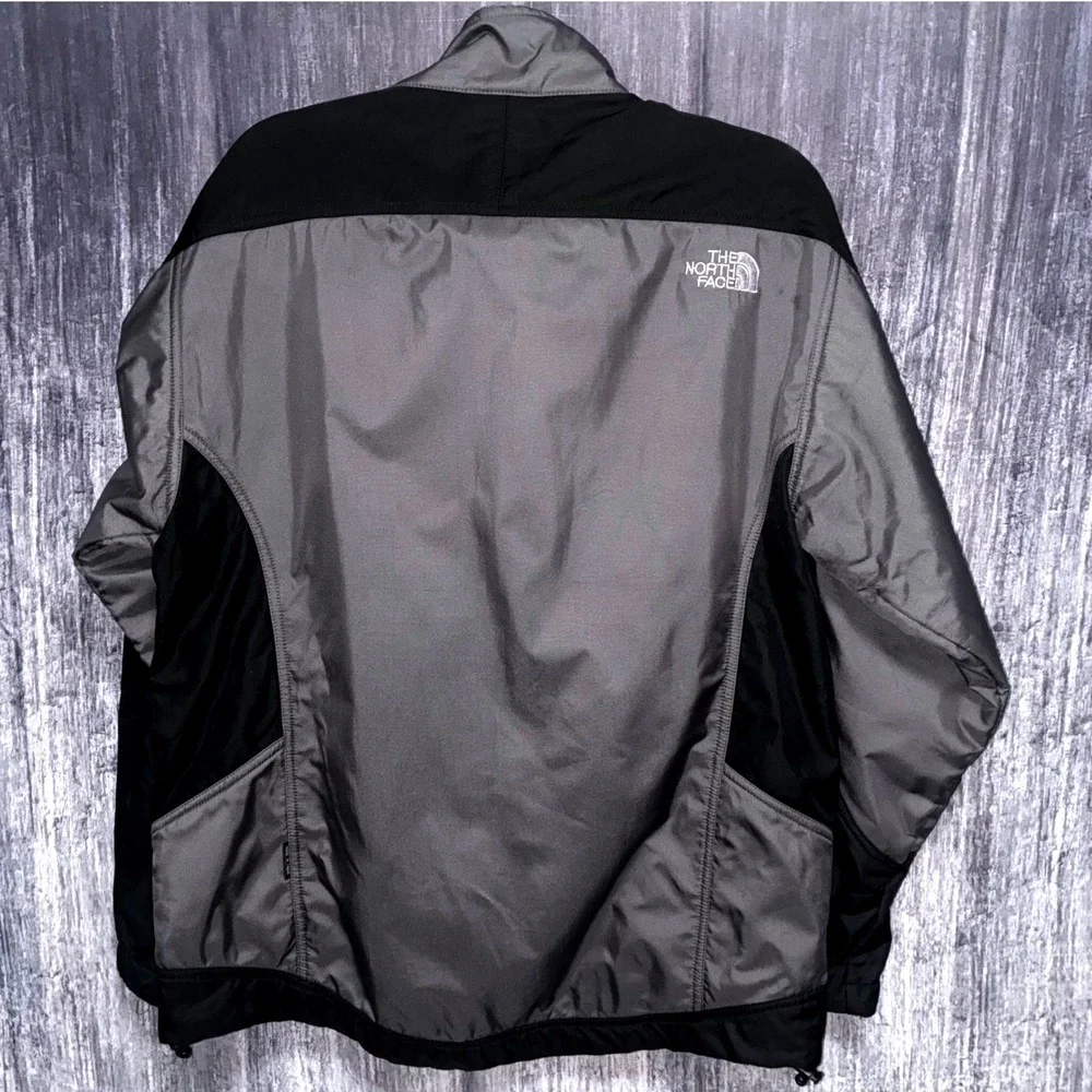 The North Face Summit Series Windstopper Jacket Men's Size L Gray Black Full Zip